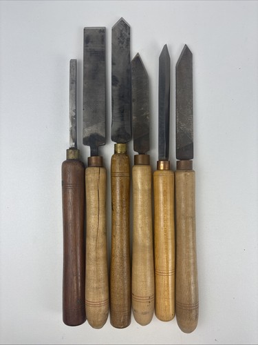 Lot vintage wood lathe - lot, 6