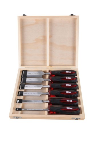 Hilka 6pc chisel set hss - hilka,