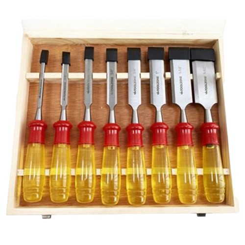 Bevel edge wood chisels set - wood,