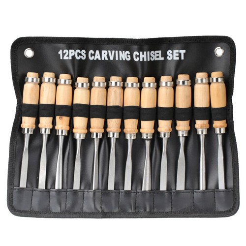 12pcs wood carving - 12pcs, hand