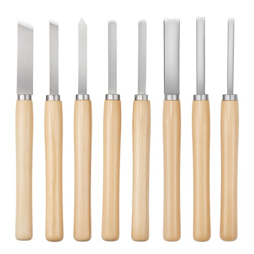 8pcs wood lathe - 8pcs,