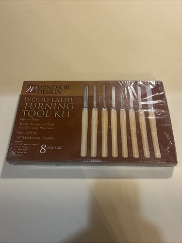 Wood lathe turning tool kit - lathe, by