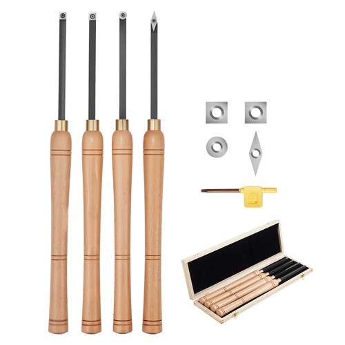 Vevor 4pcs wood lathe chisel - vevor,